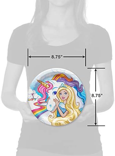 American Greetings Barbie Party Plates 36 Count