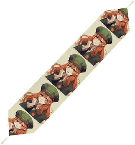 Beautiful Cartoon Table Runner Reusable Tablecloth 178x33cm