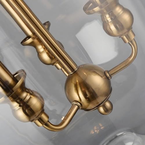 SkybAt Retro Glass Chandelier 3 Light Pendant