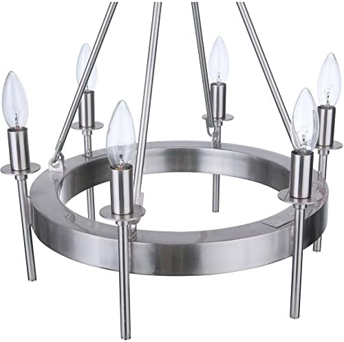 Craftmade Larrson Modern Candle Chandelier 6 Light