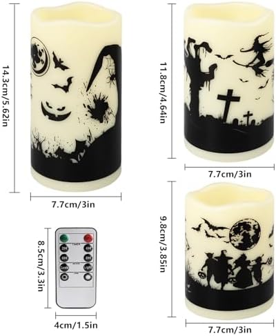 12-Pack Waterproof Flameless LED Candles - Remote Control Timer