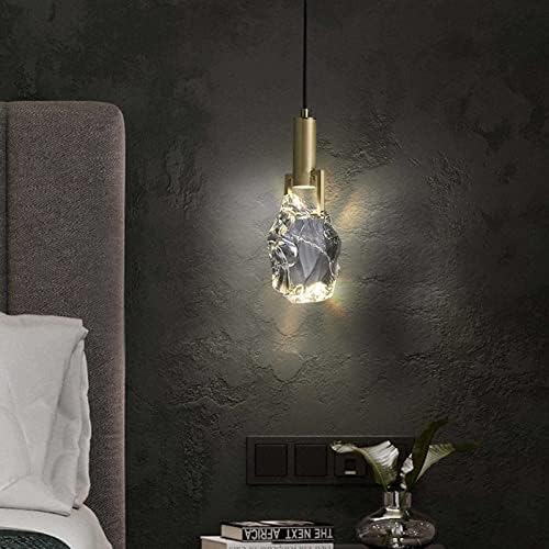 Modern Pendant Light with Crystal Design for Bedroom