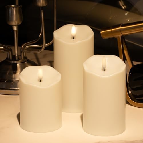 Mingfuxin Flameless Candles with Remote and Timer