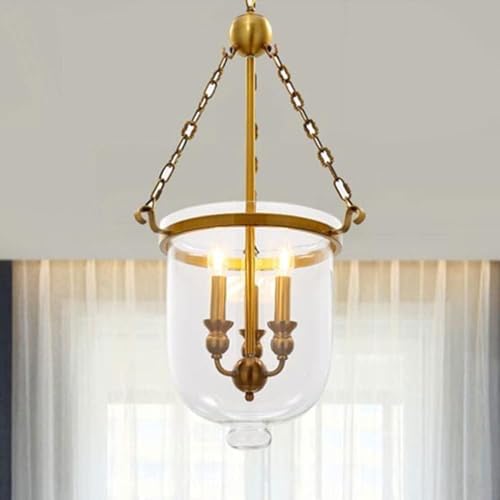 SkybAt Retro Glass Chandelier 3 Light Pendant