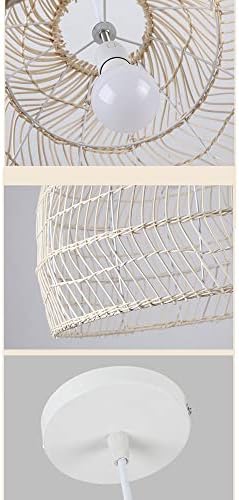Modern Style Bamboo Rattan Chandelier Pendant Light