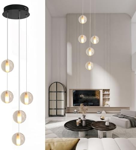 Modern Black 5 Light Crystal Chandelier with Raindrop Design