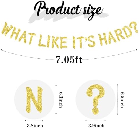 What Like Its Hard Banner Law School Graduation Decor