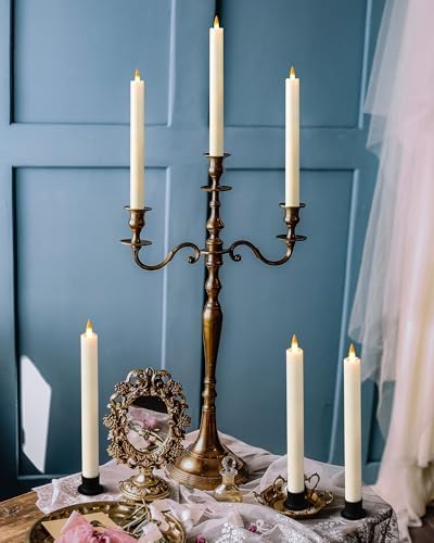 Da by 6 Flameless Window Candles with Remote Control and Timer