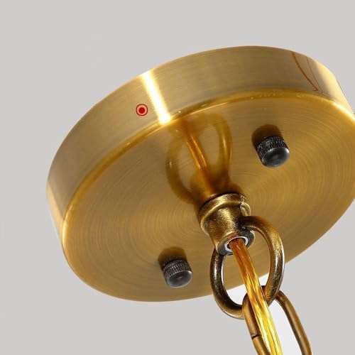 SkybAt Retro Glass Chandelier 3 Light Pendant