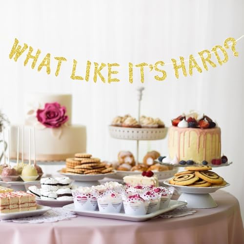 What Like Its Hard Banner Law School Graduation Decor