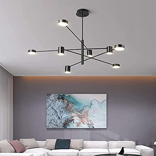 Fashionable Industrial Sputnik Chandelier with 8 Lights
