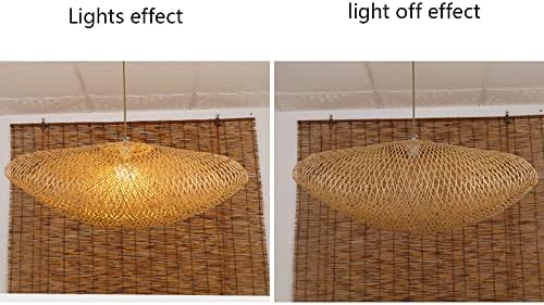 Retro Style Bamboo Pendant Chandelier E27