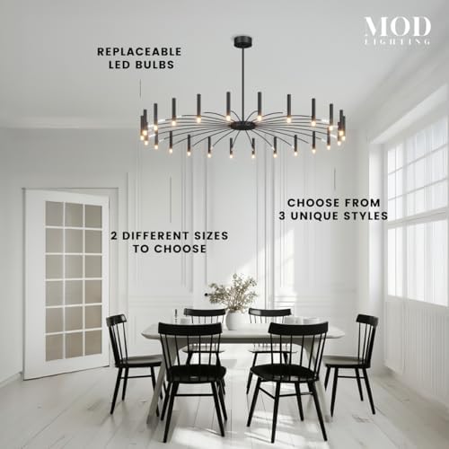 Modern Candle Chandelier with 12 Candles