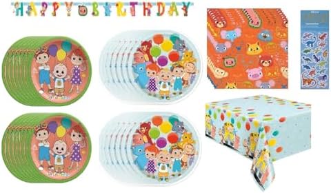 Cocomelon Birthday Party Supplies Bundle Pack