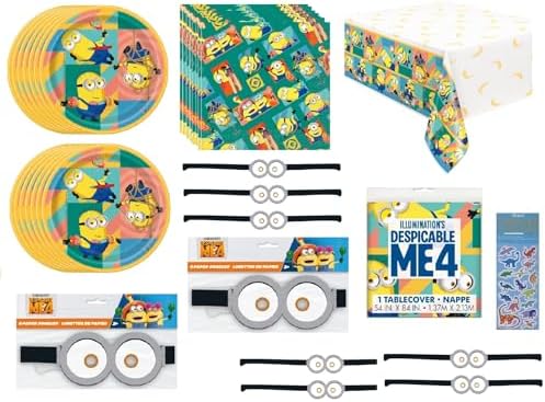 Despicable Me Party Supplies for 16