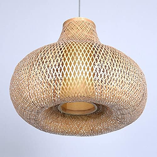 Modern Bamboo Woven Chandelier for Home Decor