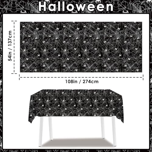 ZVK Halloween Spider Party Tableware Set 97 Pieces