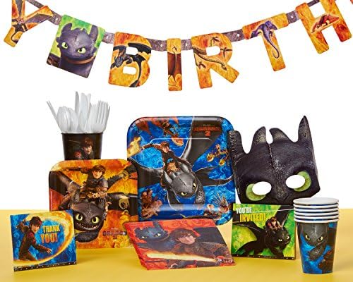 How to Train Your Dragon 2 9 Inch Square Plate Party Favor