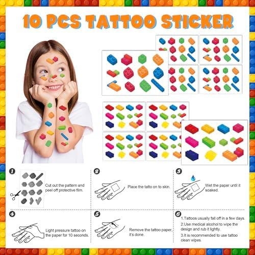 DMIGHT 90PCS Building Block Party Favors Kit