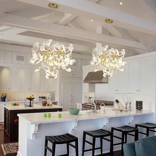 Modern Gold Tree Branch Chandelier for Dining Room