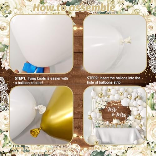 MEHOFOND Mr Mrs Balloon Decor Kit