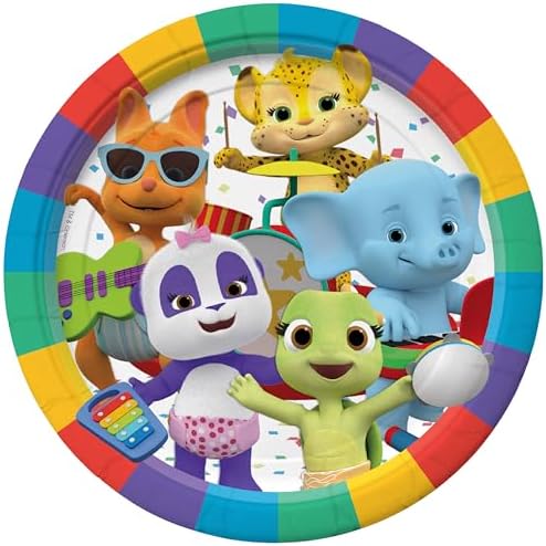 Treasures Gifted Word Party Plates 8ct 9in Set
