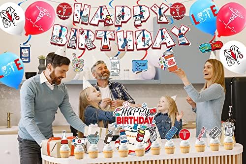 Pharmacy Birthday Party Decorations Set