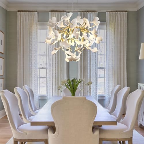 Modern Gold Tree Branch Chandelier for Dining Room