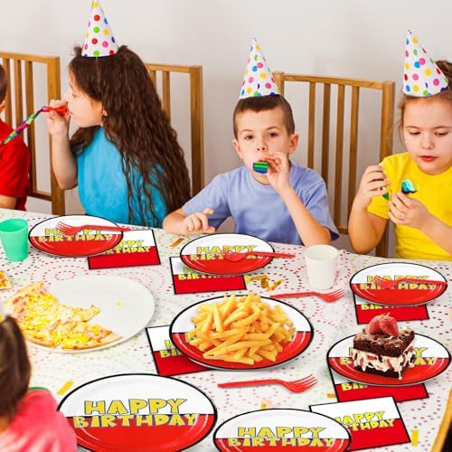 96PCS Cartoon Ball Party Tableware Set for Kids