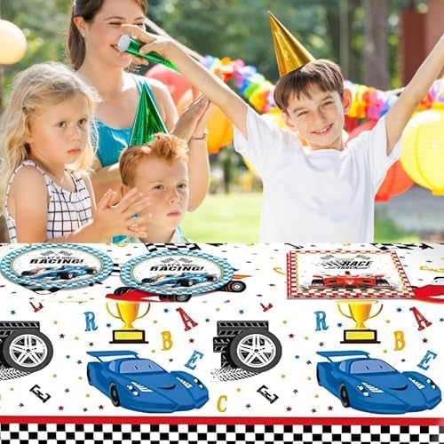 41Pcs Racing Car Tableware Set for Birthday Parties