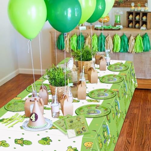 Turtle Party Decorations 81Pcs Under The Sea Celebration Set