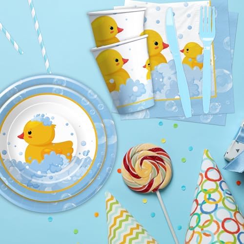 Rubber Duck Tableware Set for 24 Guests