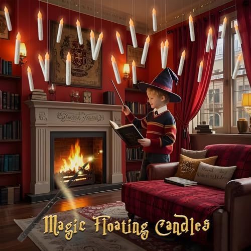 12 Pack Flameless Floating Candles with Remote Wand
