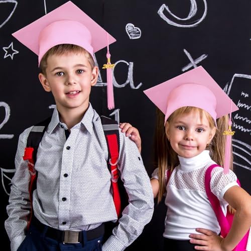 Demonwer Preschool Graduation Hats with Tassel 2025 Class Party Supplies