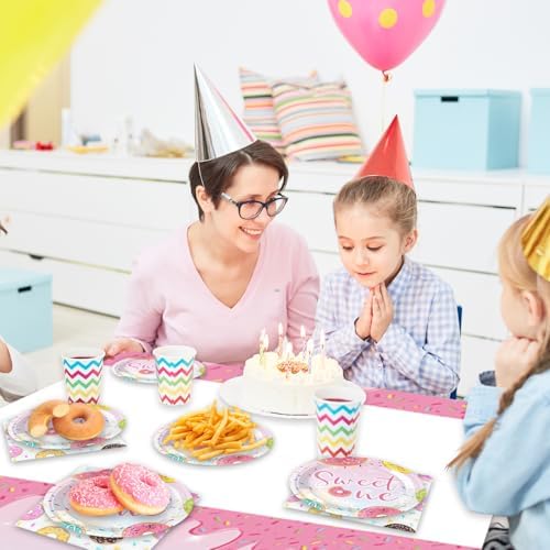 MASGY 41pcs Donut Party Supplies Birthday Set