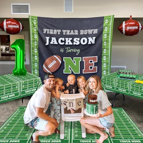 4 Pcs Football Tablecloths for Party Decorations