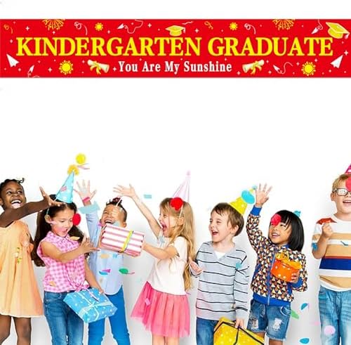 Kindergarten Graduate Banner for Graduation Celebration