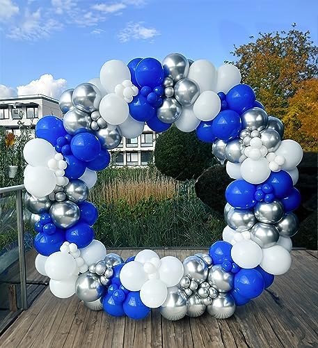 Royal Blue Balloon Garland Arch Kit 143Pcs for Decorations