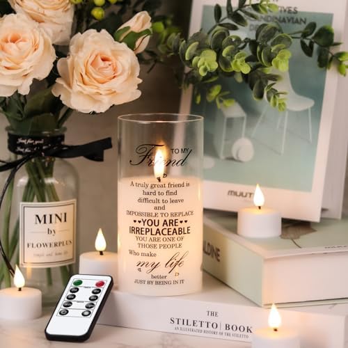 Flameless Candles with 3D Wick Flickering and Remote Timer
