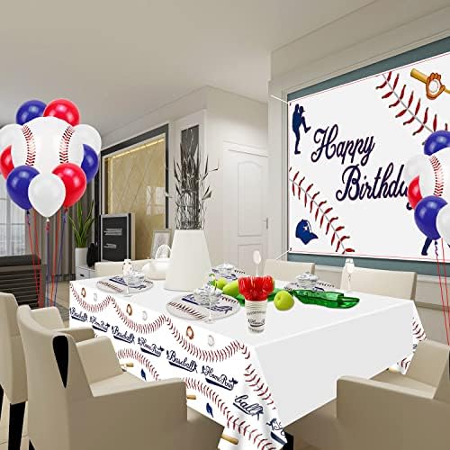 Baseball Party Tableware Set 81 Pcs Disposable