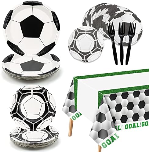 81 Pcs Soccer Party Decorations for Kids and Adults