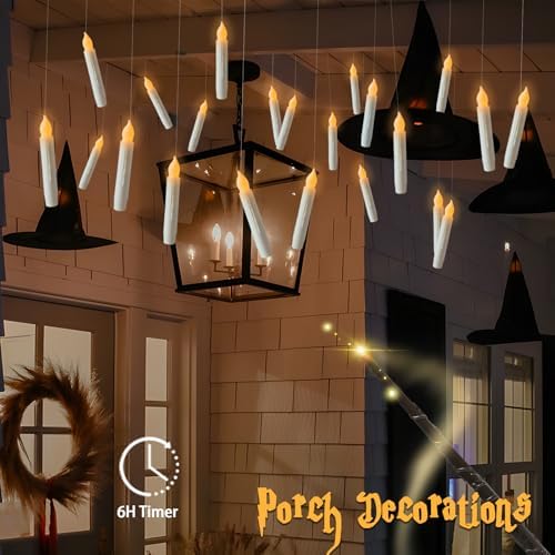 12 Pack Flameless Floating Candles with Remote Wand