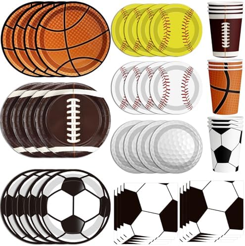 Sports Themed Party Decorations Set