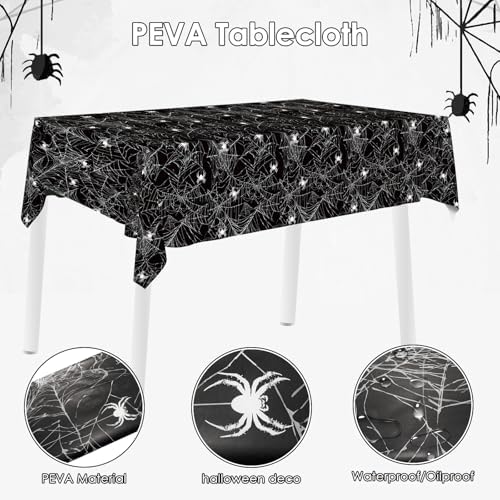 ZVK Halloween Spider Party Tableware Set 97 Pieces