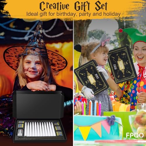 Floating Candles with Wand Gift Set 12 Pack
