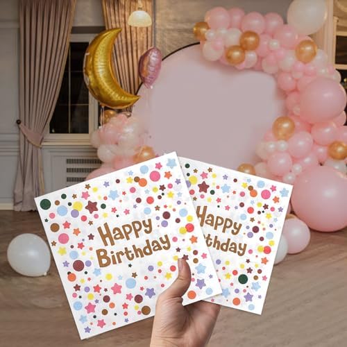 150 Pcs Happy Birthday Party Supplies Tableware