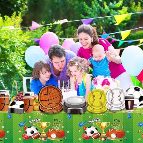 Sports Themed Party Decorations Set