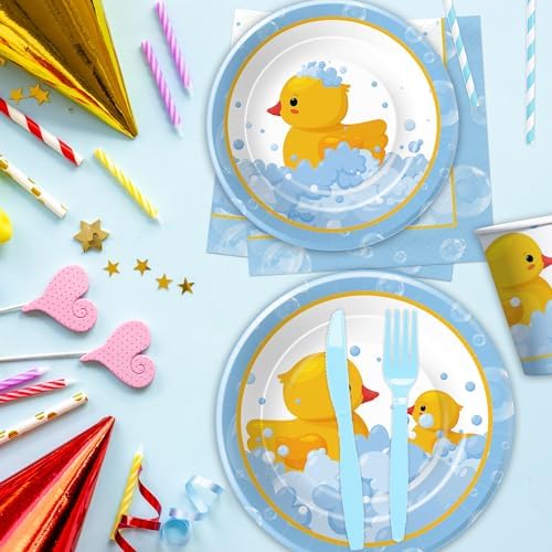 Rubber Duck Tableware Set for 24 Guests