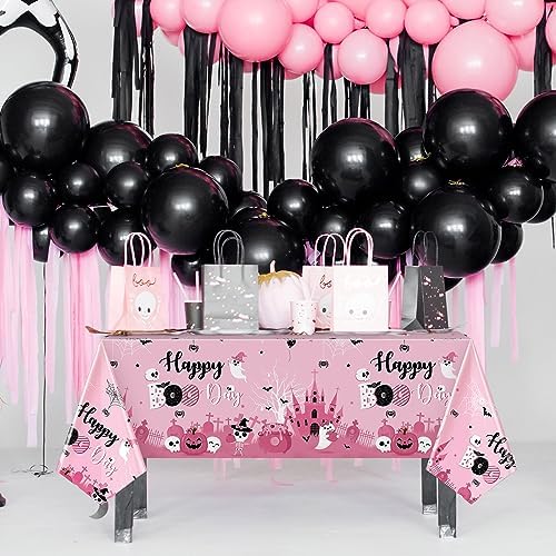 3 Pcs Halloween Happy Boo Day Tablecloth