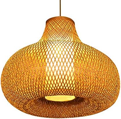 Modern Bamboo Woven Chandelier for Home Decor